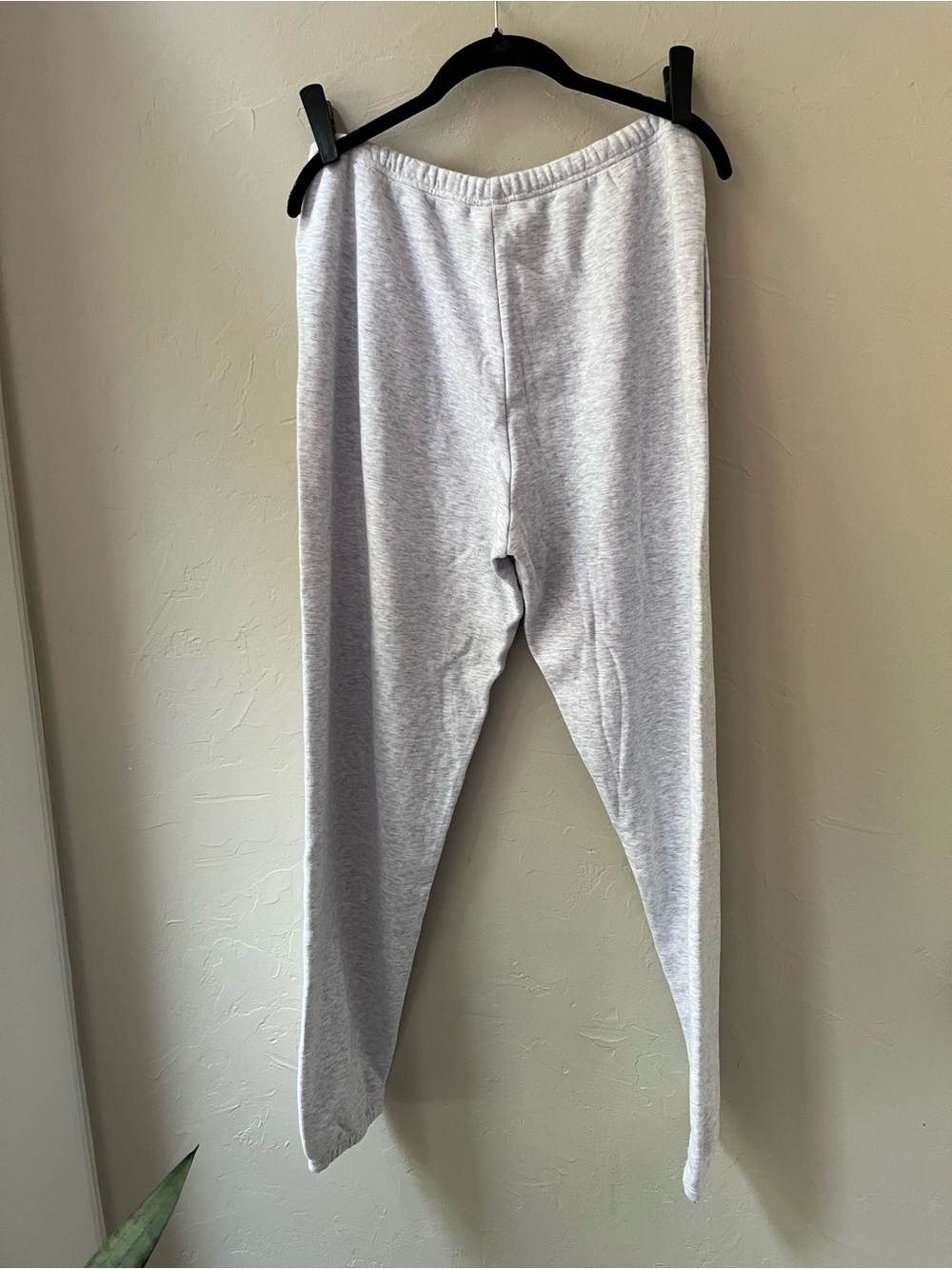 SKIMS COTTON FLEECE CLASSIC JOGGERS LIGHT HEATHER GREY M - Picture 7 of 8